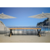 Consolle allungabile 90x40/290 cm Diago Premium telaio Antracite