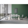 Consolle allungabile 90x40/196 cm Diago Small telaio Bianco