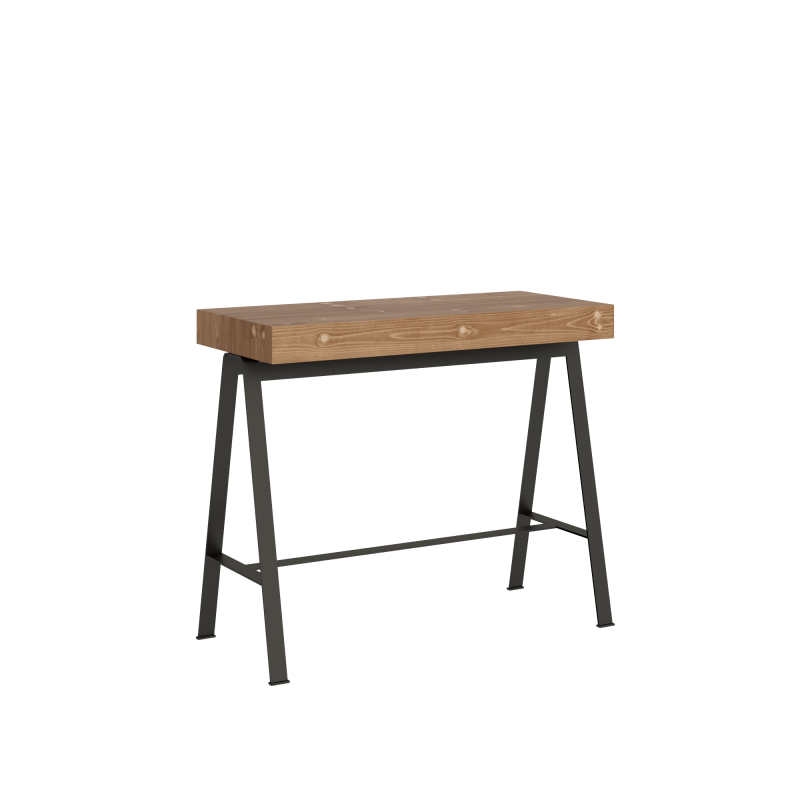 Consolle allungabile 90x40/190 cm Banco Small Premium telaio Antracite