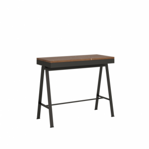 Consolle allungabile 90x40/290 cm Banco Evolution telaio Antracite