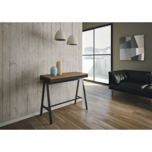 Zoom Consolle allungabile 90x40/290 cm Banco Evolution telaio Antracite