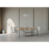 Consolle allungabile 90x40/196 cm Plano Small Premium telaio Antracite