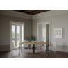 Consolle allungabile 90x40/196 cm Capital Small Premium telaio Antracite