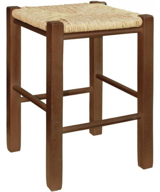 Sgabello in legno impagliato PREDA