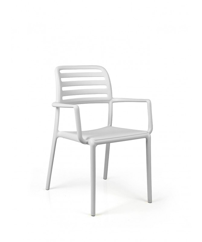 SET 2 POLTRONE COSTA IN POLIPROPILENE CON BRACCIOLI MADE IN ITALY