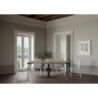 Consolle allungabile 90x40/196 cm Capital Small Evolution telaio Antracite