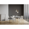 Consolle apribile 90x45/90 cm Impero Librox telaio Grigio