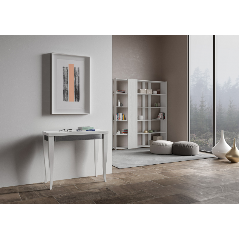Consolle apribile 90x45/90 cm Sciabola Librox telaio Grigio
