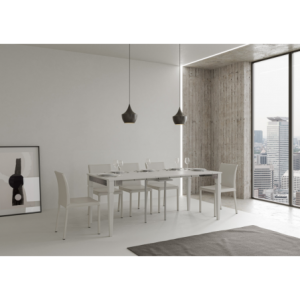 Zoom Consolle allungabile 90x40/196 cm Impero Iron Small telaio Grigio