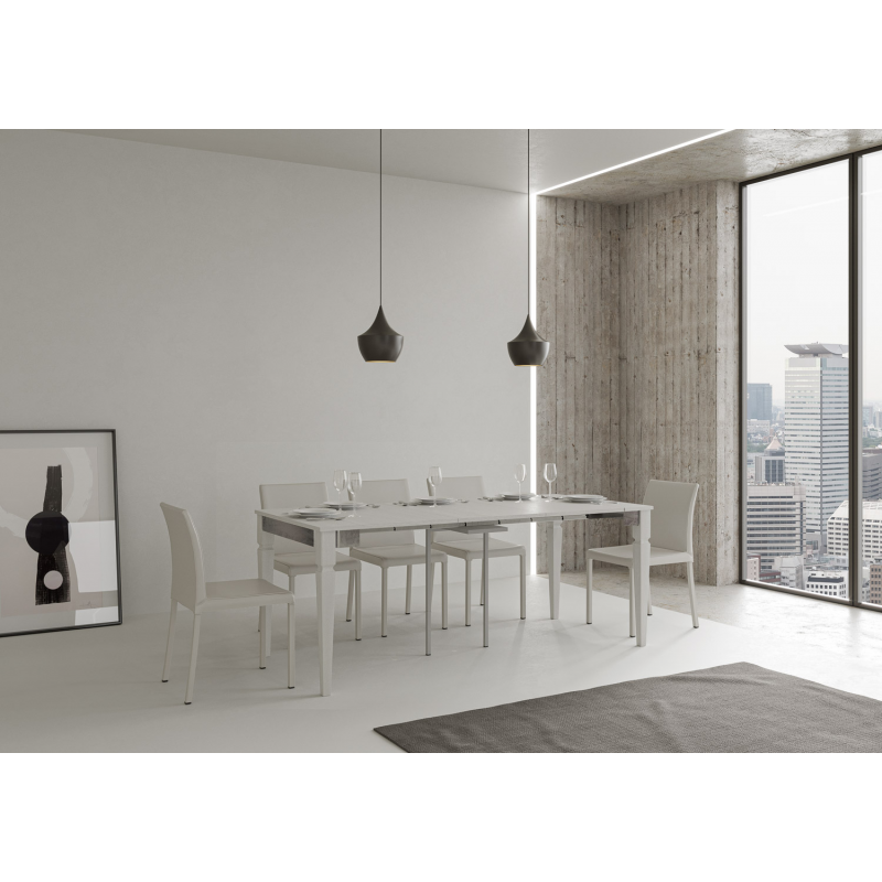 Consolle allungabile 90x40/300 cm Impero Iron telaio Grigio