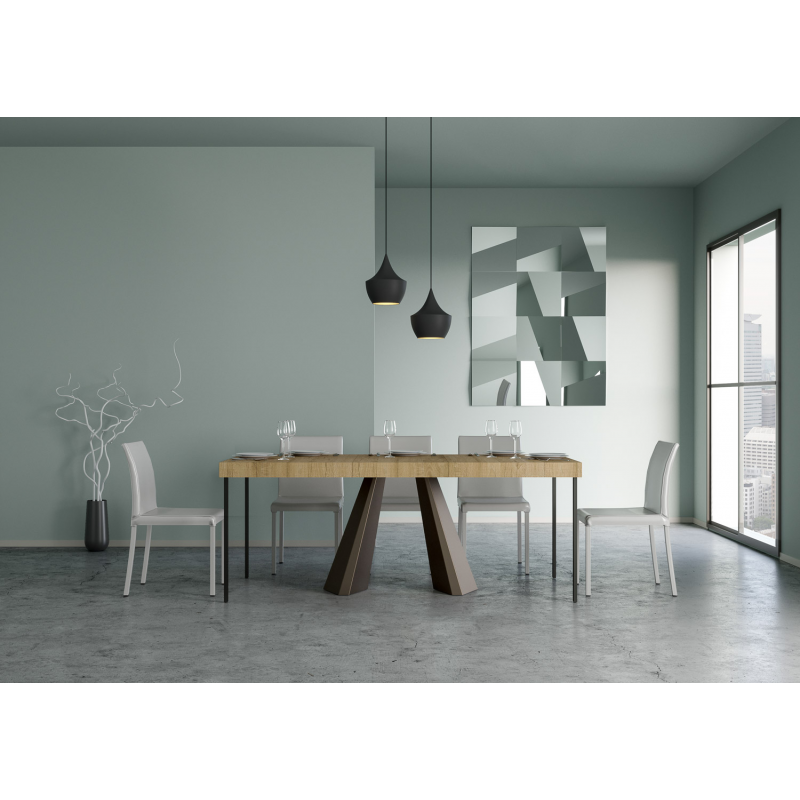 Consolle allungabile 90x40/196 cm Diamante Small Premium telaio Orso