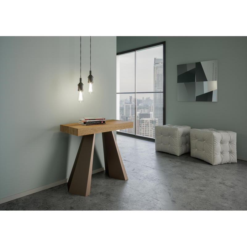Consolle allungabile 90x40/300 cm Diamante Premium telaio Orso