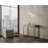 Consolle allungabile 90x40/196 cm Nordica Small Premium telaio Antracite