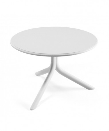 TAVOLINO SPRITZ MINI IN POLIPROPILENE BIANCO MADE IN ITALY