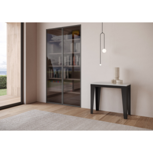 Zoom Consolle allungabile 90x40/300 cm Flame Evolution telaio Antracite