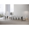 Consolle allungabile 90x40/300 cm Paxon telaio Antracite