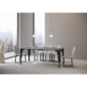 Consolle allungabile 90x40/196 cm Paxon Small Evolution telaio Antracite