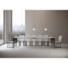 Consolle allungabile 90x40/300 cm Paxon Evolution telaio Antracite
