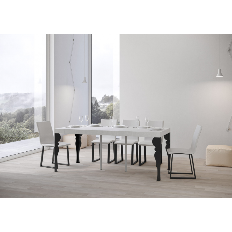 Consolle allungabile 90x40/300 cm Paxon Premium telaio Antracite