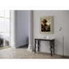 Consolle allungabile 90x40/196 cm Karamay Small Evolution telaio Antracite