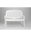 PANCHINA mod. LIPARI IN POLIPROPILENE di colore BIANCO, IMPILABILE - MADE IN ITALY