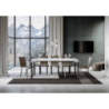 Consolle allungabile 90x40/196 cm Everyday Small telaio Antracite