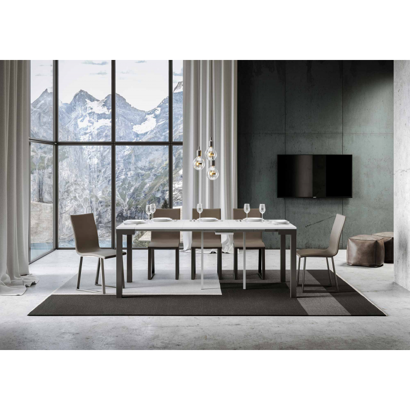 Consolle allungabile 90x40/300 cm Everyday Evolution telaio Antracite