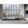 Consolle allungabile 90x40/300 cm Everyday Evolution telaio Antracite