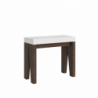 Consolle allungabile 90x40/196 cm Naxy Mix Small piano Bianco Frassino