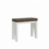 Consolle allungabile 90x40/300 cm Naxy Mix piano Bianco Frassino