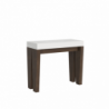 Consolle allungabile 90x40/196 cm Spimbo Mix Small piano Bianco Frassino