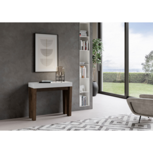 Zoom Consolle allungabile 90x40/196 cm Spimbo Mix Small piano Bianco Frassino