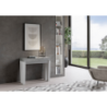 Consolle allungabile 90x40/196 cm Spimbo Mix Small piano Bianco Frassino