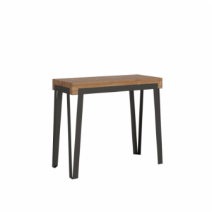 Consolle allungabile 90x40/190 cm Dalia Small telaio Antracite