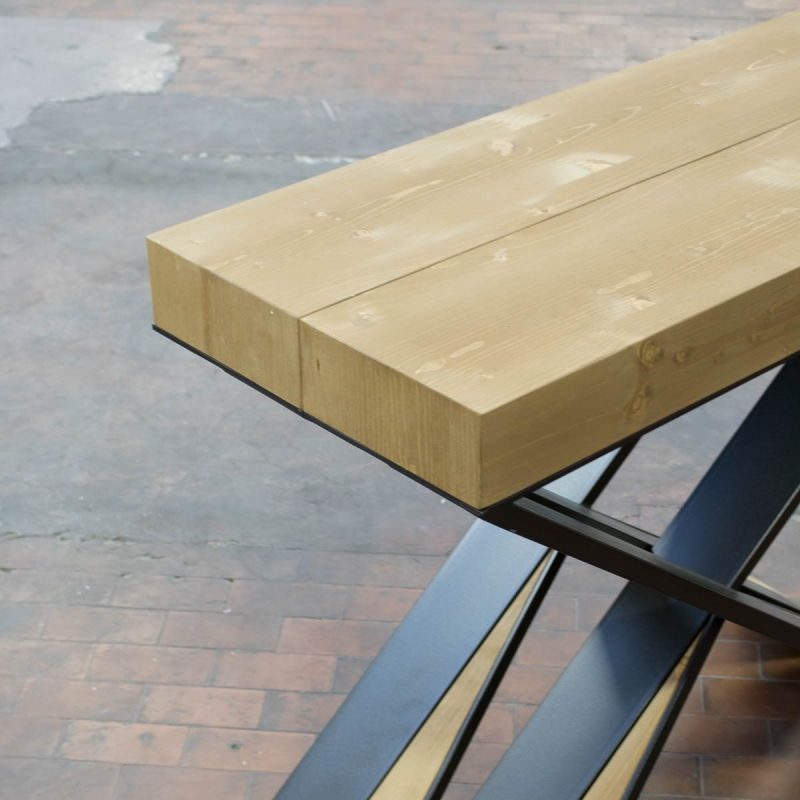 Consolle allungabile 90x40/190 cm Lilla Small telaio Antracite