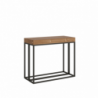 Consolle allungabile 90x40/190 cm Melissa Small telaio Antracite