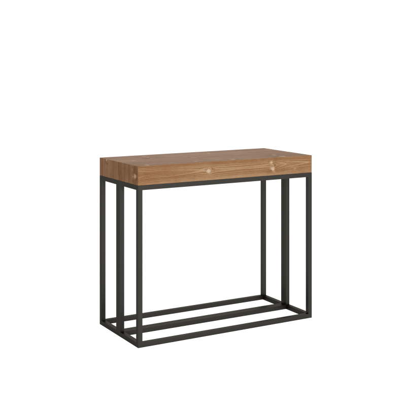 Consolle allungabile 90x40/290 cm Melissa telaio Antracite
