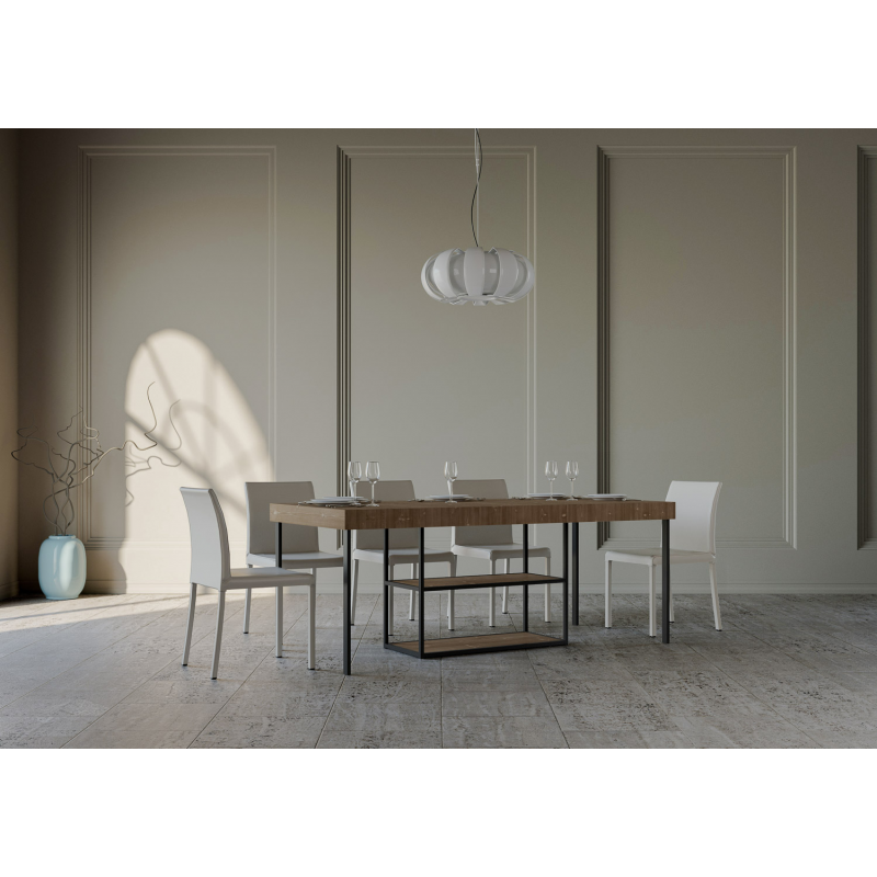 Consolle allungabile 90x40/190 cm Plano Small Premium telaio Antracite