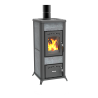 Alice 480 AZ stufa a legna in ghisa e pietra ollare 6.5kW