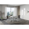 Tavolo allungabile 90x90/246 cm Naxy