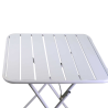 Set Tavolo metallo + 2 Sedie metallo Rovigo bianco cm 50x54h42/87