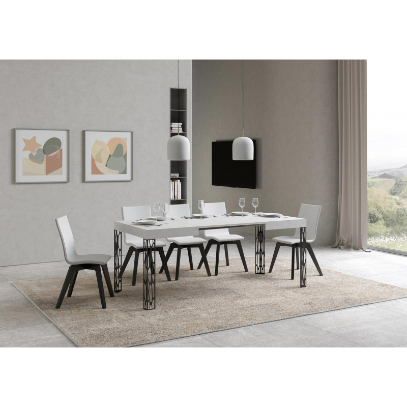 Tavolo allungabile 70x110/194 cm Ghibli telaio Antracite