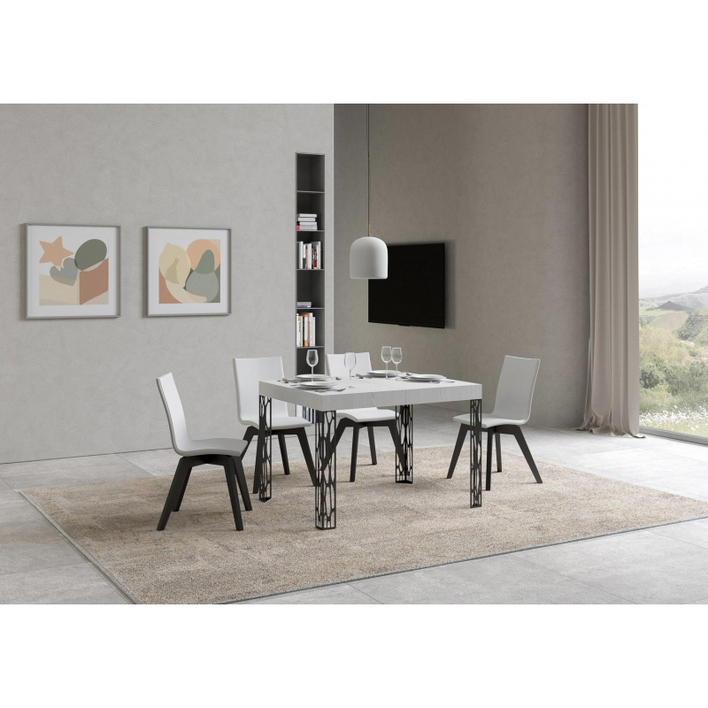 Tavolo allungabile 80x120/204 cm Ghibli telaio Antracite