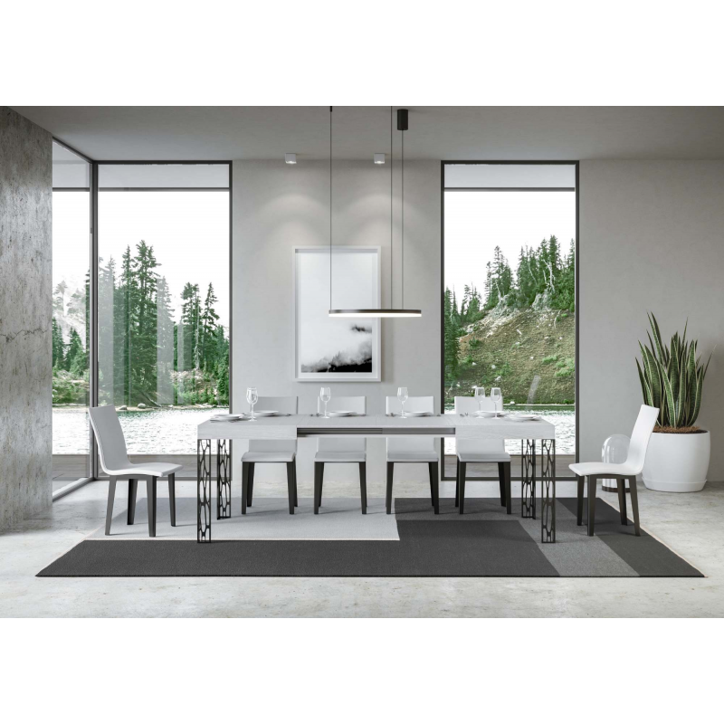 Tavolo allungabile 90x120/224 cm Ghibli telaio Antracite