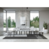 Tavolo allungabile 90x120/224 cm Ghibli telaio Antracite
