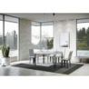 Tavolo allungabile 90x130/234 cm Ghibli telaio Antracite