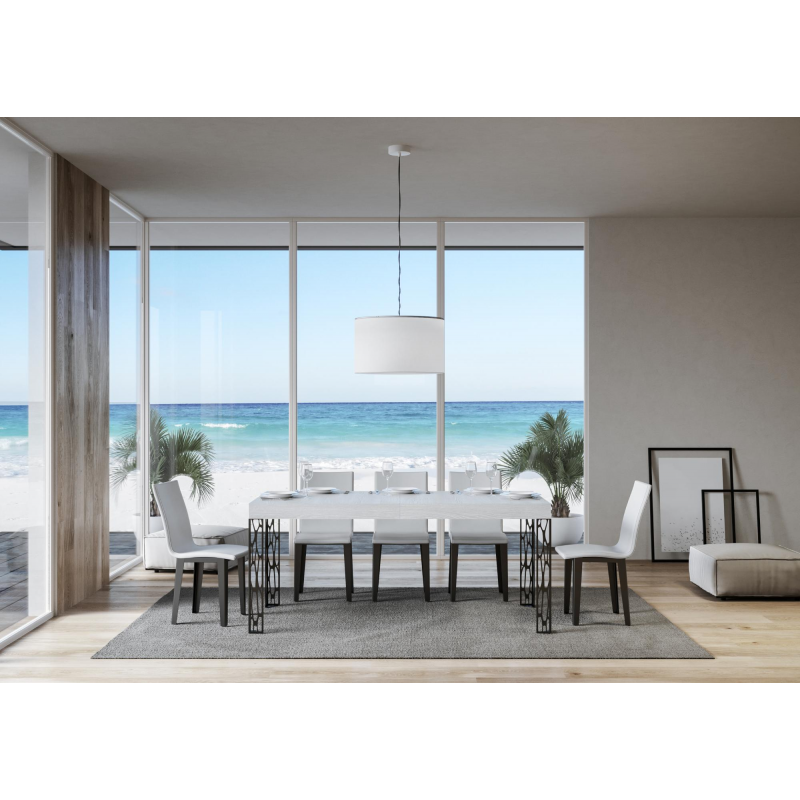 Tavolo allungabile 90x160/264 cm Ghibli telaio Antracite