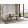 Tavolo apribile 120x45/90 cm Ghibli Double telaio Antracite