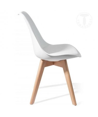 Zoom Sedia Kiki Evo Wood - set da 4 bianco