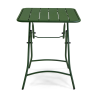 Set Tavolo metallo + 2 Sedie metallo rovigo pieghevole verde cm 44x53h45/86